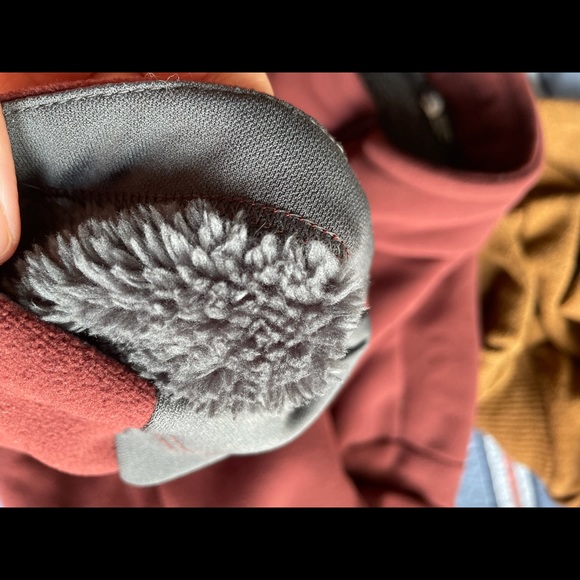 EUC The North Face Chimborazo Fleece Lined Jacket Full Zip Sequoia maroo… - Picture 8 of 13